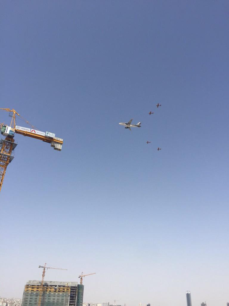 HadeelShihadeh's tweet photo. - @royaljordanian celebrating the HKJ independence day #loveRJO #RoyalJordanian #Jordan69 #استقلال69 http://t.co/PbXNNnB29J