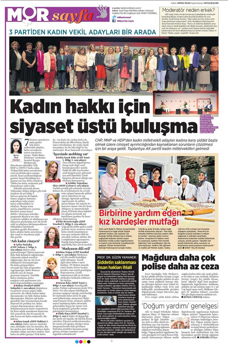 haklikadin's tweet photo. Kadın hakkı için siyaset üstü buluşma. #BenimSesimSensin http://t.co/gXERgda2rL