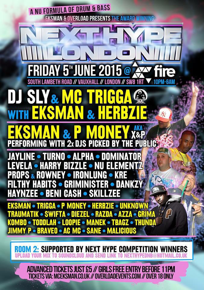 NEXT HYPE ( Award winning )
* 10 days and counting *

GRAB YOUR £5 TICKETS HERE
overloadevents.com