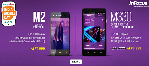Searchmymobile's tweet photo. Buy #InfocusM2 at Rs. 4,999/- & #M330 at Rs. 8,999/- Exclusively on Snapdeal!! http://t.co/B5NPCHebw9 http://t.co/5GKZGH9GiW