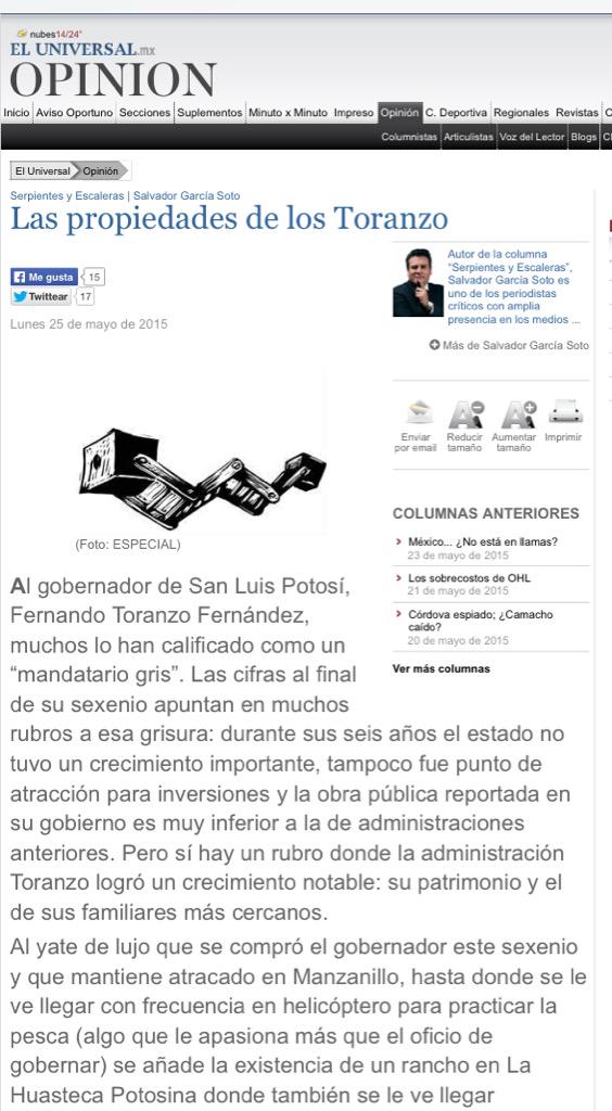 PiensaLibreMex's tweet photo. @SGarciaSoto: Las propiedades de los Toranzo. 240 millones d pesos en 25 casas. http://t.co/qC6RonXuMr @GustavoMadero http://t.co/QSpQRZ8f9Z