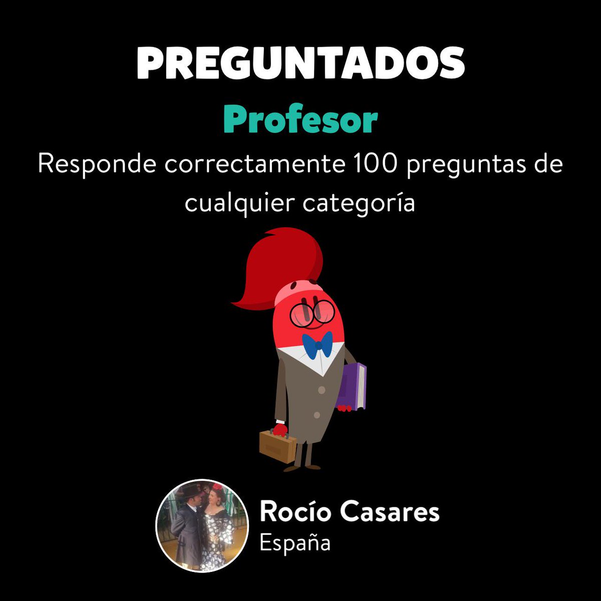 rocio_cm91's tweet photo. Rocío Casares ha conseguido el logro Profesor en Preguntados http://t.co/I7DcljmVm0 http://t.co/ANUUADVRri