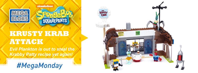 It's #MegaMonday! RT&amp;Enter for a chance to #win the Krusty Krab Attack. ENTER HERE: bit.ly/1JEkVjx #MegaBloks
