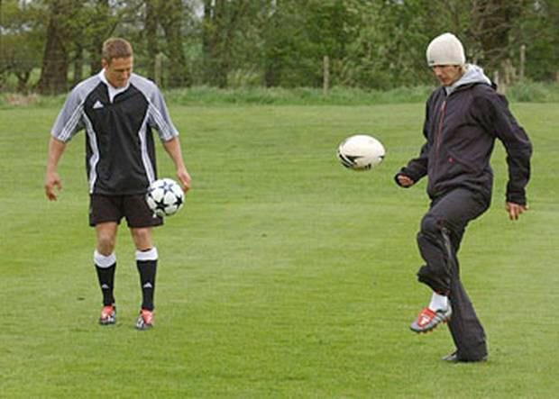  - Happy Birthday to Jonny Wilkinson. Remember when he had a kick about in the park with Becks! 
