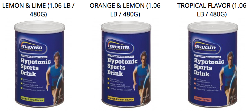 MaximFuelUSA's tweet photo. Maxim Hypotonic Sports Drink offers a refreshing, great tasting drink with 3 different flavors.http://t.co/sPhbr7zZ96 http://t.co/REXaR4hOR5