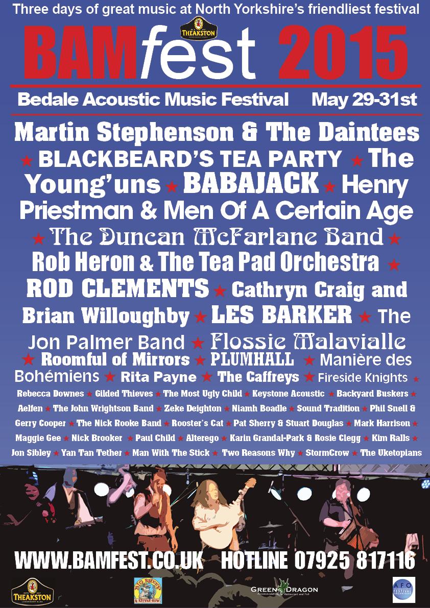 Tickets selling fast for <a href="/Bamfest1/">Bamfest</a> So get yours today www.bamfest .co.uk