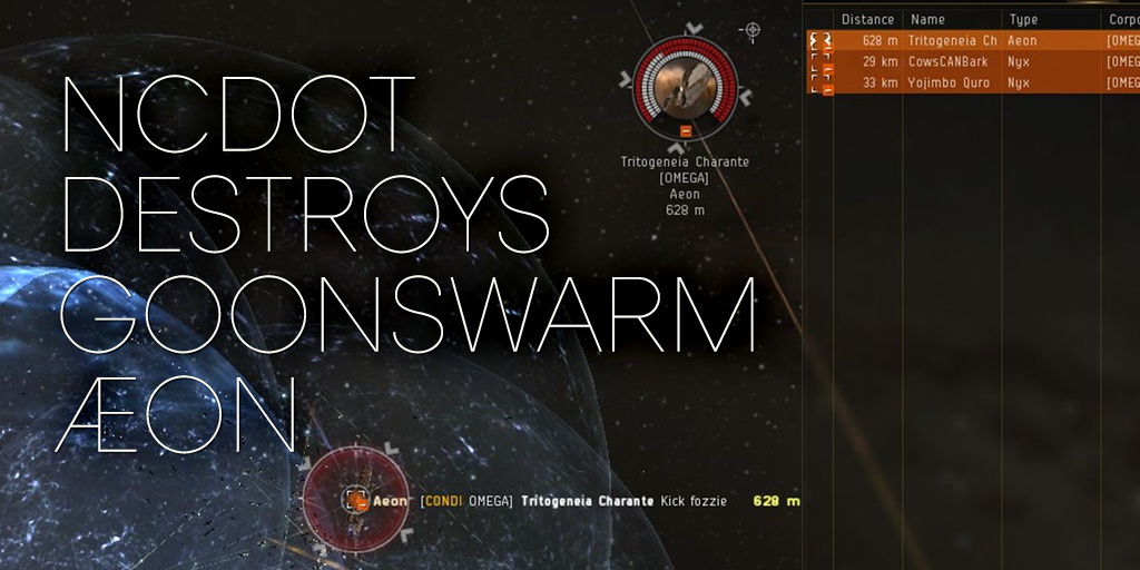 Imperium_News's tweet image. "Karma bit me in the ass" 30B ISK Goonswarm Aeon destroyed in #eveonline Syndicate. #tweetfeet ow.ly/NobOJ