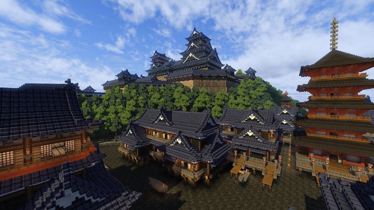 最速 マイクラ 建築 城 和風