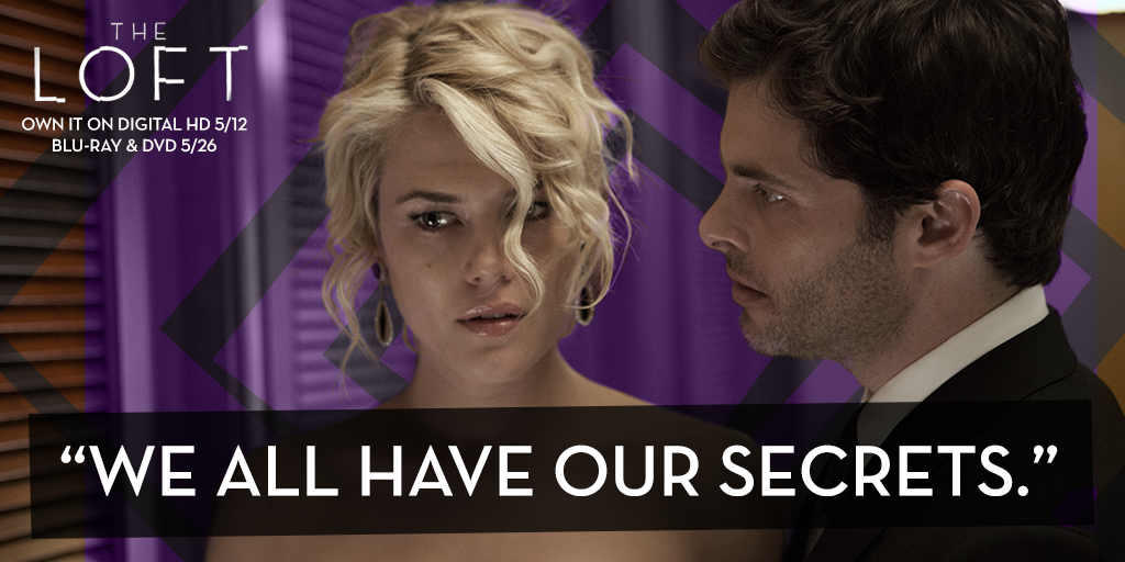TheLoftMovie's tweet photo. Starring James Marsden and Karl Urban, #TheLoftMovie will keep its secrets until the very end. Out tomorrow! http://t.co/g68pOFjwnO