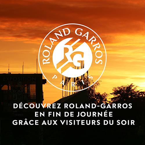 rolandgarros's tweet photo. #RGTickets Accédez au stade à prix réduit après 17h avec l’offre Visiteurs du soir  http://t.co/KzfBzDkuSi #RG15 http://t.co/vqYlbus76j