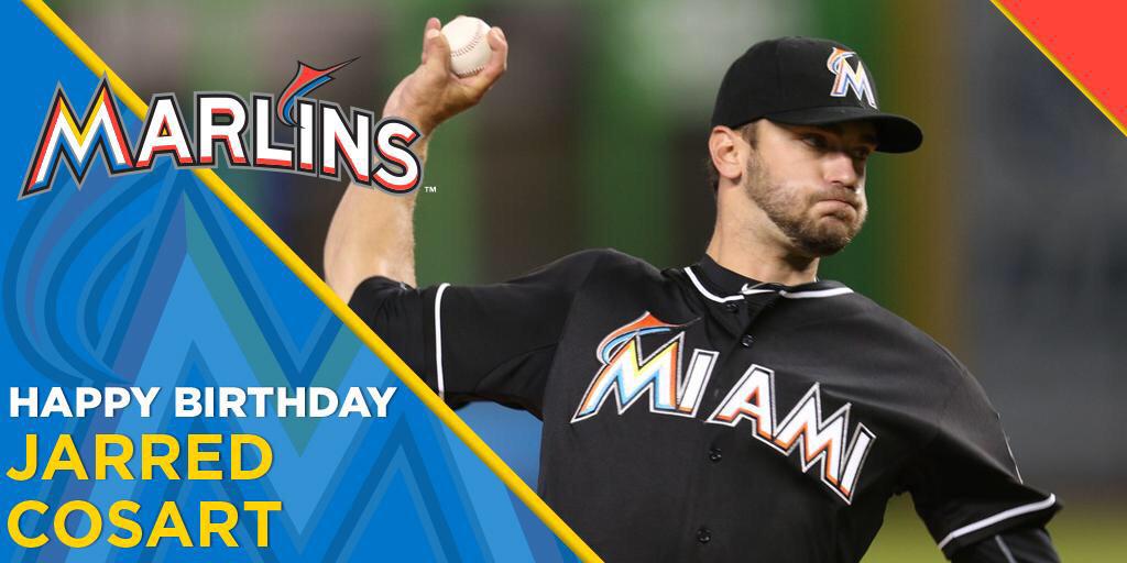Happy 25th birthday to starting pitcher, Jarred Cosart!! 