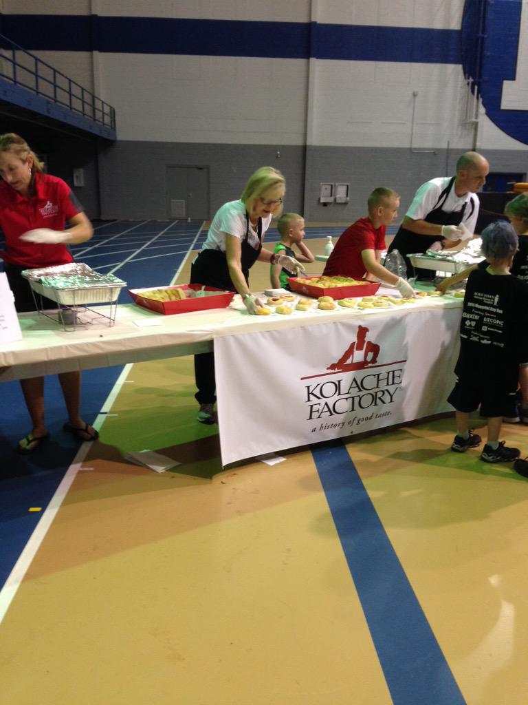 Bruce_Kostal's tweet photo. Thanks to @KolacheFactory for a great lunch and for sponsoring the @BoysTownPeds 2015 Memorial Day run. http://t.co/JK7Wj7sJMe