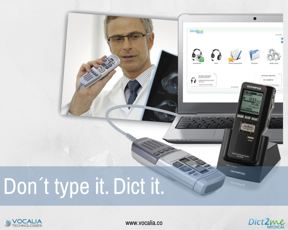 Dict2me's tweet photo. @Vocalia_Tech launches #Dict2meMedical
Time-saving service for your medical reports. #DontTypeitDictit http://t.co/qrlOtKmaOg