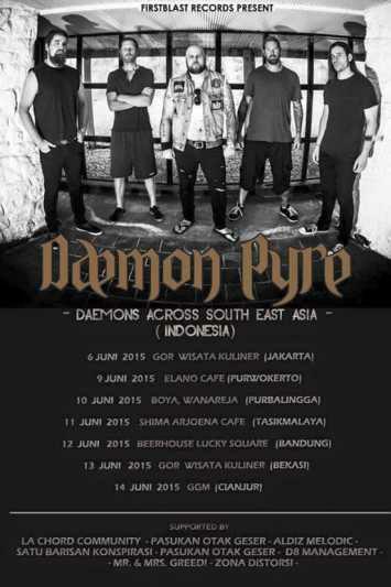 Sampai ktm tgl 11 juni...genital disease akan turut memeriahkan tour ini