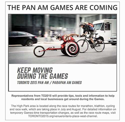 RMRA_TO's tweet photo. RMRA meeting: Learn about the PAN AM Games impact to our neighbourhood tomorrow, 7 pm at Fern PS. http://t.co/8S9Uj41haJ