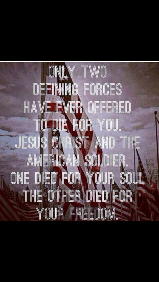 MandyPittman's tweet photo. Thank you to all the soldiers who make the ultimate sacrifice every day! http://t.co/LnaBdqn2tU