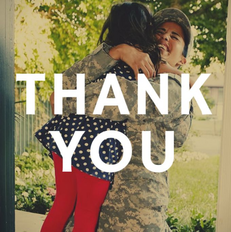 Puerto27CA's tweet photo. For those who have bravely served the red, white and blue -- thank you. http://t.co/WMdeZLAXrk