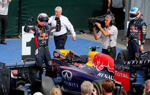 andersonlaura12's tweet photo. Sebastian Vettel & Daniel Ricciardo #Canada2014 #F1 http://t.co/ti8ncMD5Tx