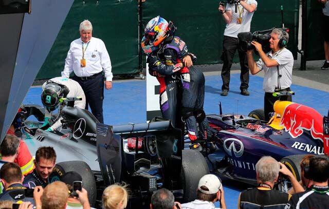 andersonlaura12's tweet photo. Sebastian Vettel & Daniel Ricciardo #Canada2014 #F1 http://t.co/ti8ncMD5Tx