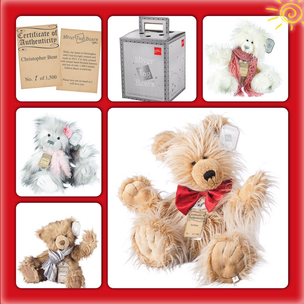 sharonkilner's tweet photo. Silver tag bears #collectables #official stockiest #silvertagbears http://t.co/OBQIXwYYke