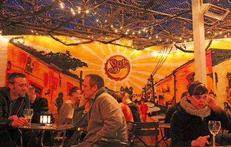 Beer of the week, inspired by our wonderful garden mural, is <a href="/SolBeer/">Sol Beer UK</a> - springy! Sx