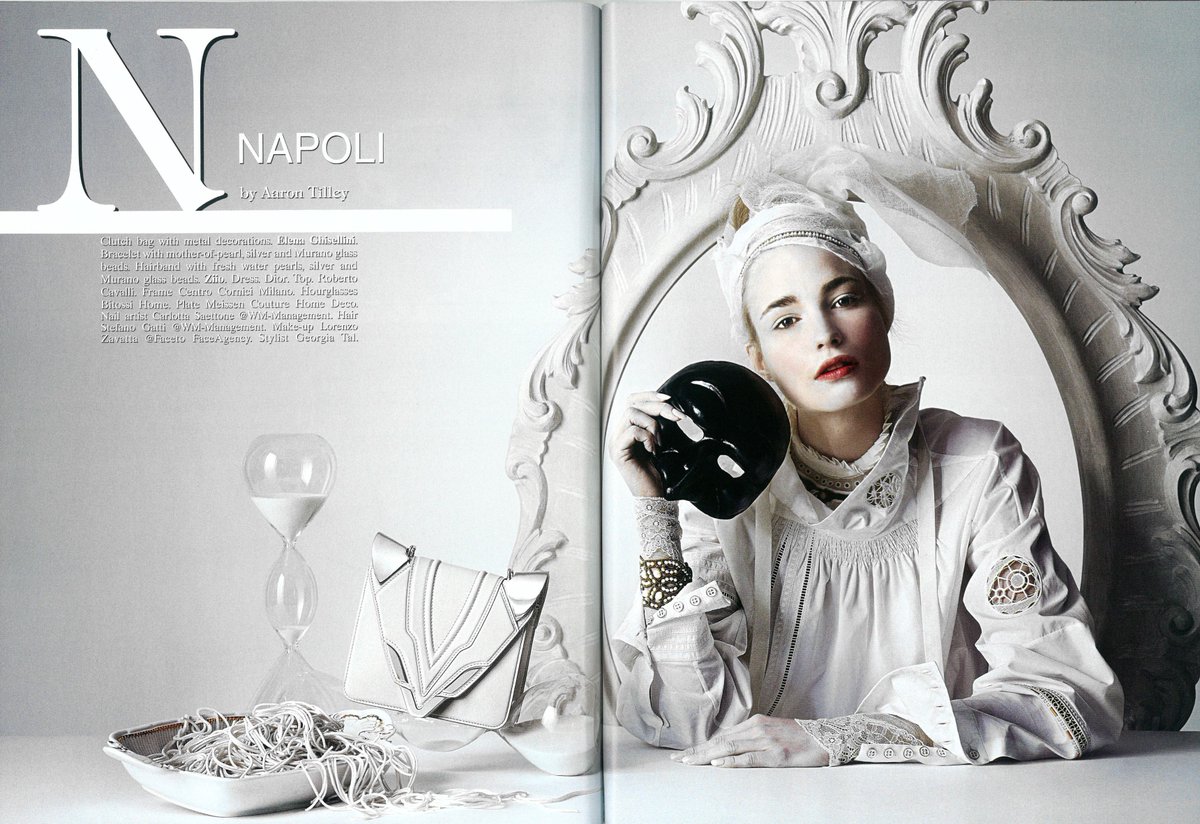 ElenaGhisellini's tweet photo. Thank you @Aaron_Tilley and @vogue_italia for amazing photo of #Luli #Metalface! #SS015 #elenaghisellini http://t.co/kYbrSV8zZK