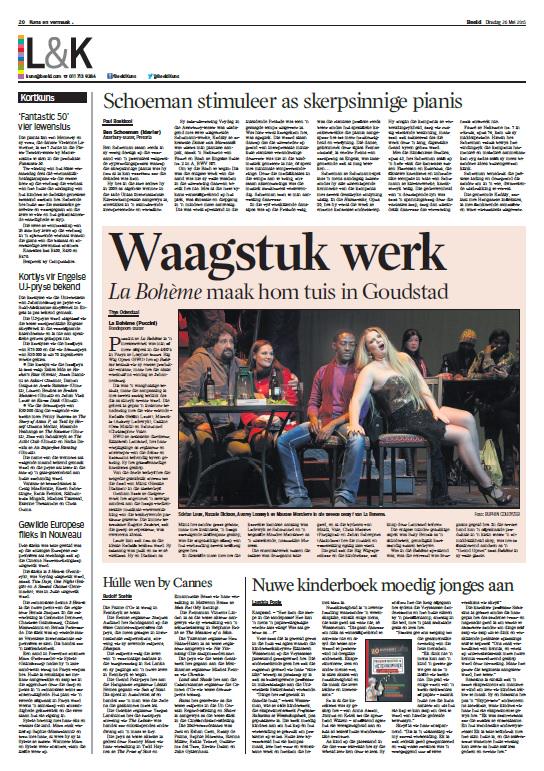 rudolfstehle's tweet photo. Vandag (Dinsdag) se #Kunsblad in Beeld. Aanlyn by http://t.co/MsEJAg0ISx beskikbaar. http://t.co/S1pJwLAzVt