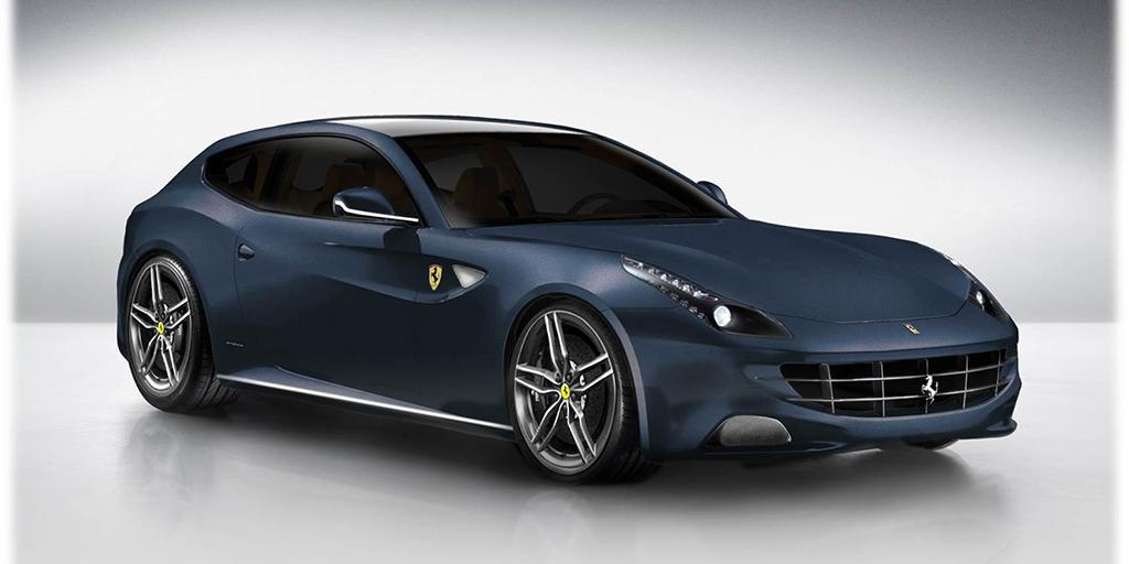 Ferrari's tweet photo. #Ferrari #FF #TailorMade Ocean Blue, silver lines, glass roof http://t.co/7ZUcbzww8V http://t.co/kLadgcD9zC