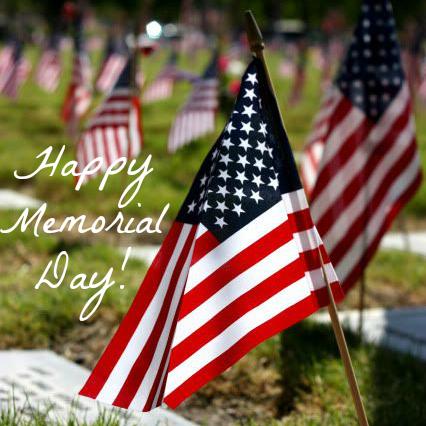 Happy Memorial Day! Today, we remember and honor the men and women who have fallen while serving for our country.