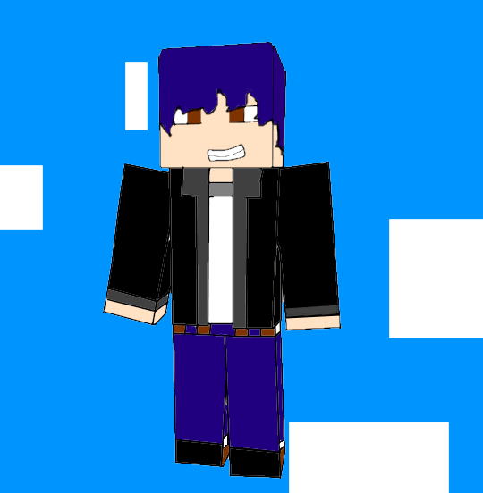 LeatherJacketYT's tweet photo. My skin in a cartoon form.. xD
It does kind of look like me in real life, minus the blue hair. http://t.co/8LstcspBjU