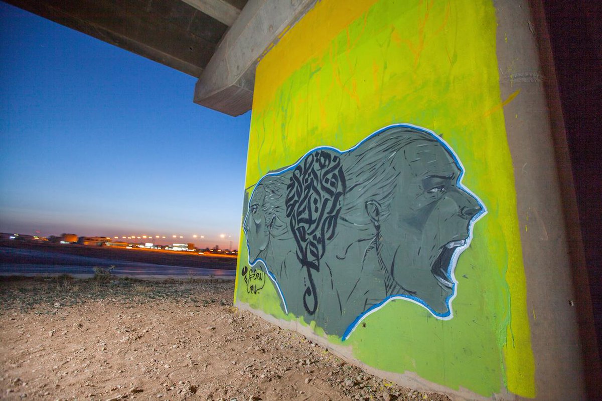 BaladkProject's tweet photo. Piece by screw crew at #Mafraq #شارعنا #بلدك #ReclaimingOurStreets #Jo #JoArt #Jordan http://t.co/IyQn6m80sI