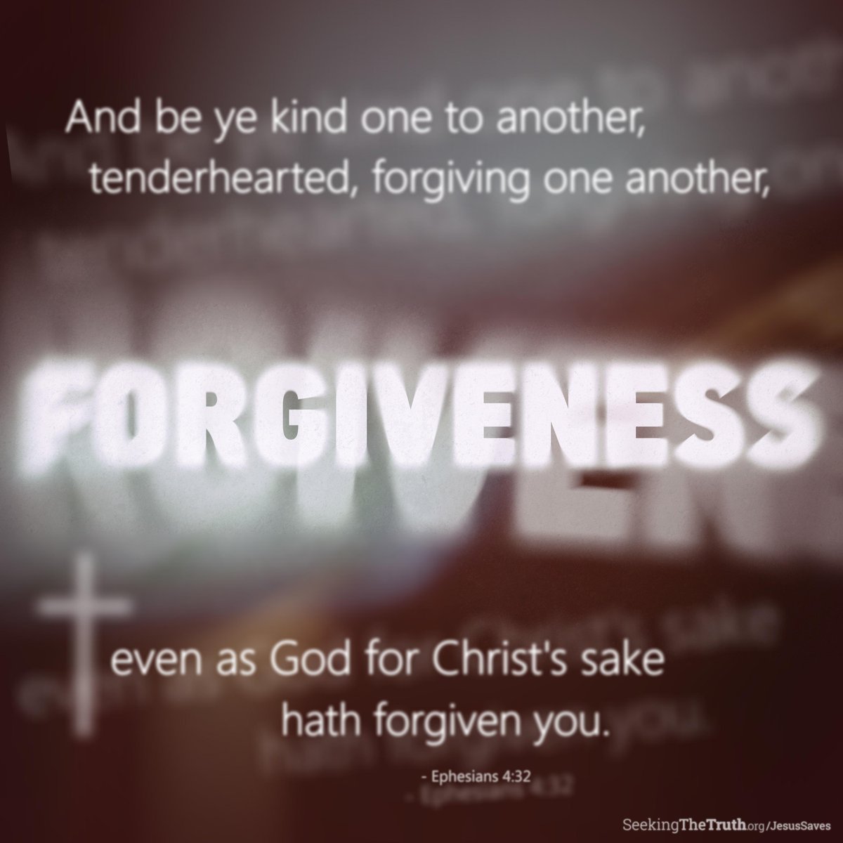_SeekTheTruth's tweet photo. Be kind one to another, tenderhearted, forgiving one another, even as God for Christ's sake hath forgiven you. #Jesus http://t.co/N6sMwyTe51