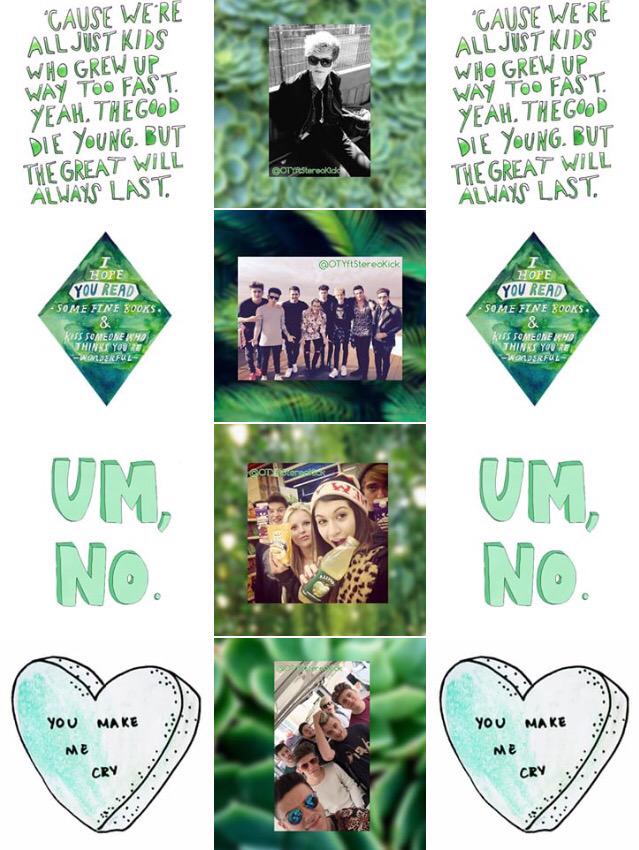 OTYftStereoKick's tweet photo. Some screenshots of our current theme on ig which is green😜 New theme on Thursday😏 - S💚 http://t.co/0h2Lmjzih8