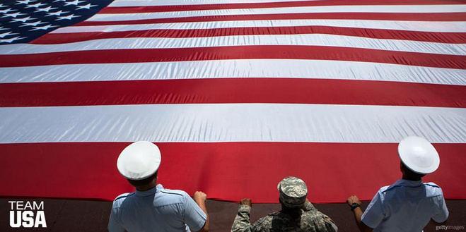 NBCOlympics's tweet photo. Today we remember those who made the ultimate sacrifice defending this country. Thank you. #MemorialDay (@TeamUSA) http://t.co/kUY7qodPpU