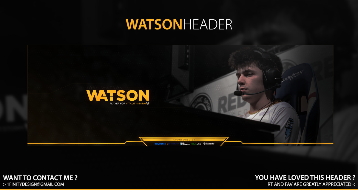 S1Finity's tweet photo. Header for @Vitality_Watson, player for #VStorm, AW Theme ! Some opinions ? :)

RT&amp;FAV if u appreciated ! ♥ http://t.co/Tiq4tSb4X3