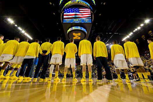 umichbball's tweet photo. Today we remember those we have lost in brave defense of our country. You are never far from our thoughts. http://t.co/ArajZv0TRH