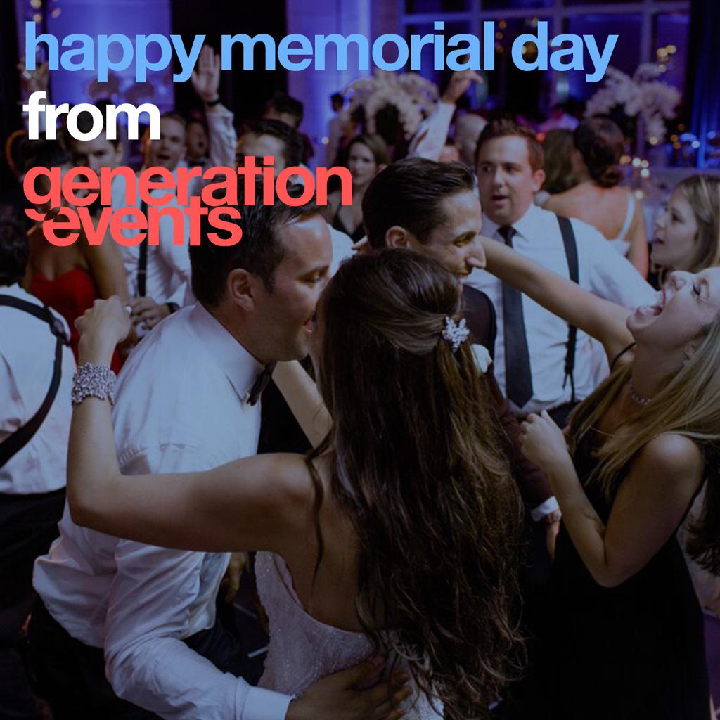 Happy Memorial Day from Generation Events! #MDW #MDW15 #MemorialDayWeekend #MemorialDay
