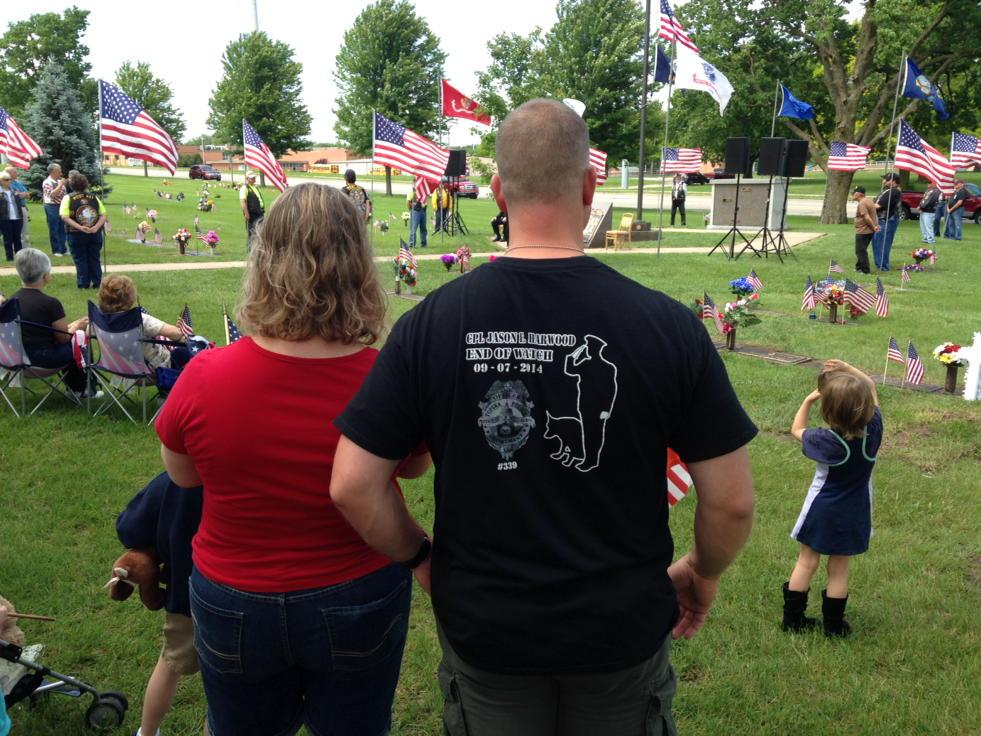 philreports's tweet photo. Remembering Cpl Jason Harwood today. #topekapolice #memorialday http://t.co/5psh4ClygS