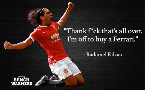 NOT_MOTD's tweet photo. Radamel Falcao's touching message to the Manchester United fans. http://t.co/XO2hVdKXDh