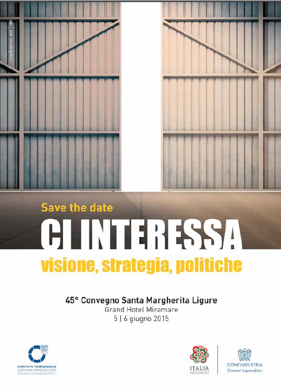 GIConfindustria's tweet photo. Ci interessa. Visione, strategia e politiche. #noicisiamo con il 45° Convegno di Santa Margherita il 5 e 6 giugno http://t.co/sEKAFg0LAf