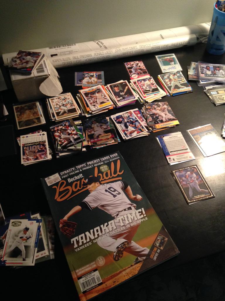 It hath begun...

#collect 
#cardchat
#CollectionGoals