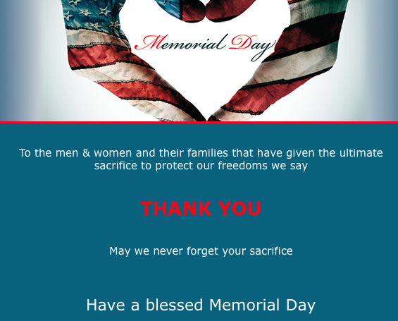vinekitchen's tweet photo. #MemorialDay #NeverForget #ThankYou http://t.co/YytU9Cc6eg