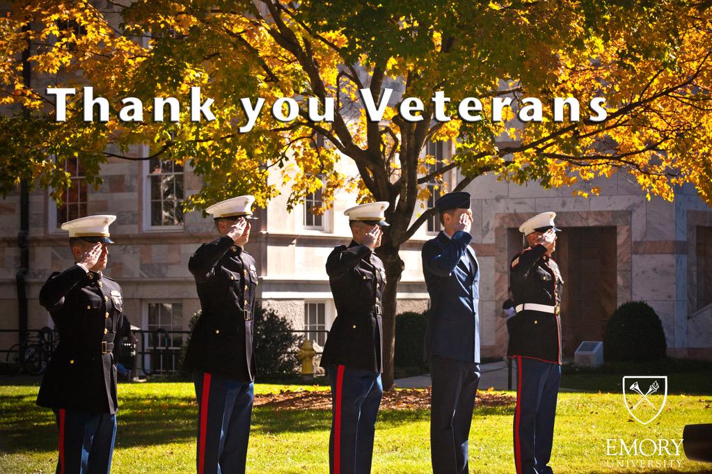 Happy #MemorialDay! We remember our fallen veterans today &amp; every day. Thank you to those who currently serve. #Emory