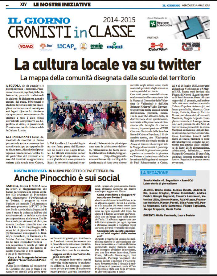 bloggiornalismo's tweet photo. Mercoledì saremo al Pirellone per la premiazione del Campionato di Giornalismo. Primi con #MappaVAB e #TwPinocchio http://t.co/HFG4zIKViz