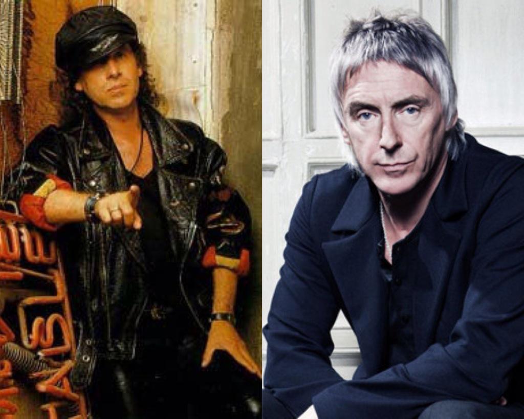 Happy Birthday! Born 19-
48 Klaus Meine of Scorpions
58 Paul Weller \"The Modfather\" 