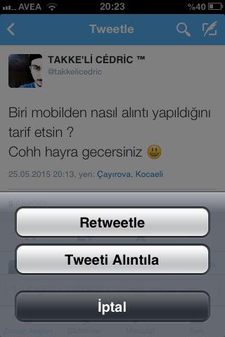 AKzerdali's tweet photo. @takkelicedric bak bu fotoya rtnin üstüne tıklayınca böyle bişey çıkıyor orada alıntı yazıyo tıkla ona :) http://t.co/IL1aRfNJ60