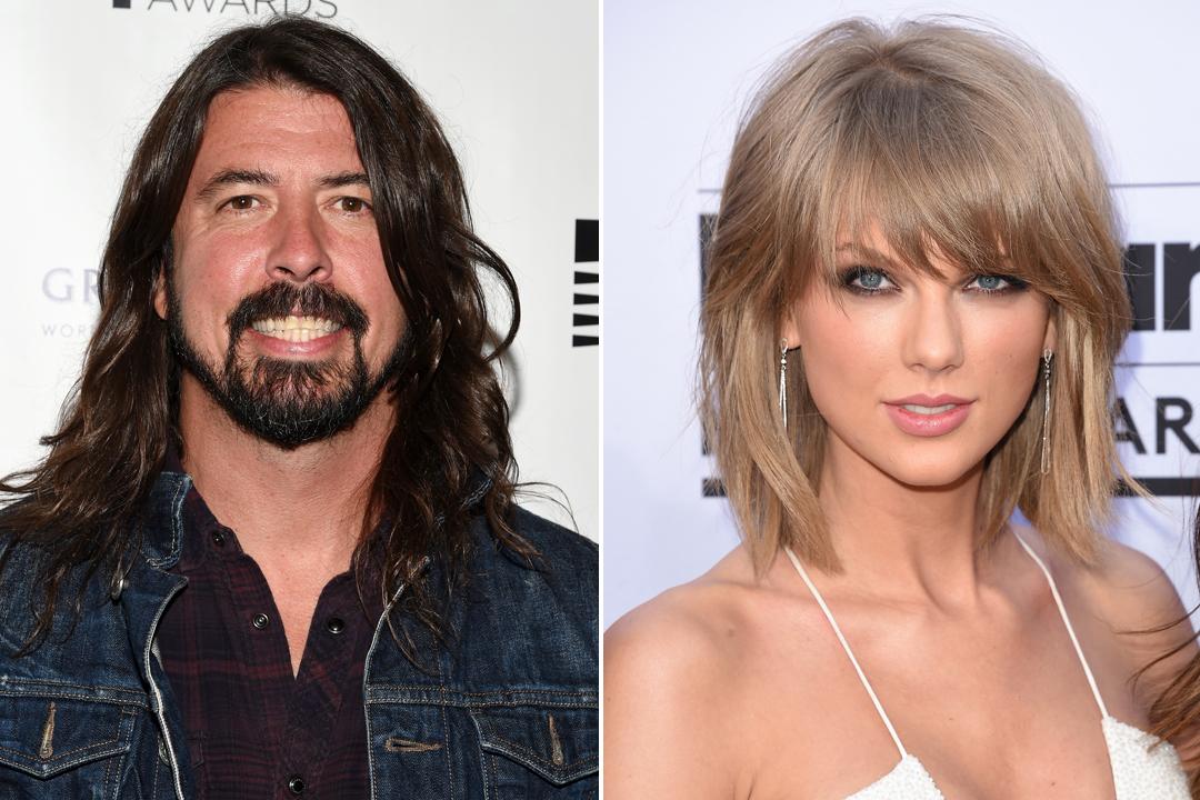 PopCrush's tweet photo. .@foofighters' Dave Grohl shows @taylorswift13 love at #BBCR1BW. http://t.co/E3FET6soMo #Swifties http://t.co/CRjgb6xAaT