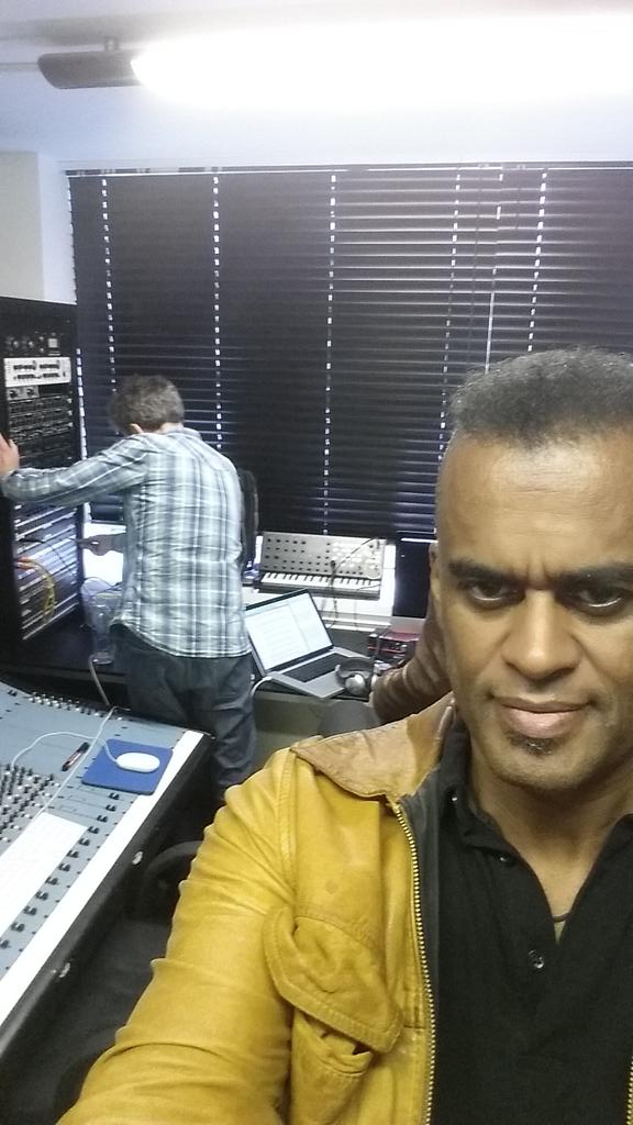 A lovely day spent at Point Blank studios playin' fo de yout' dem...