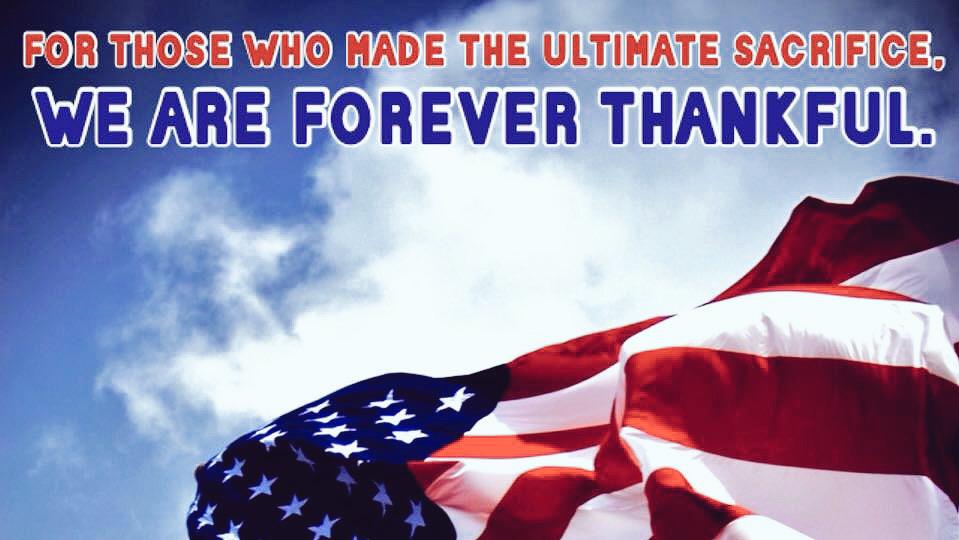 TheZigZiglar's tweet image. For those who made the ultimate sacrifice, we are forever thankful.