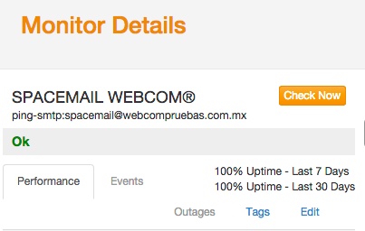 Les comparto el nivel de uptime de nuestro servicio en los últimos 30 días. #suempresa de hosting los publica?